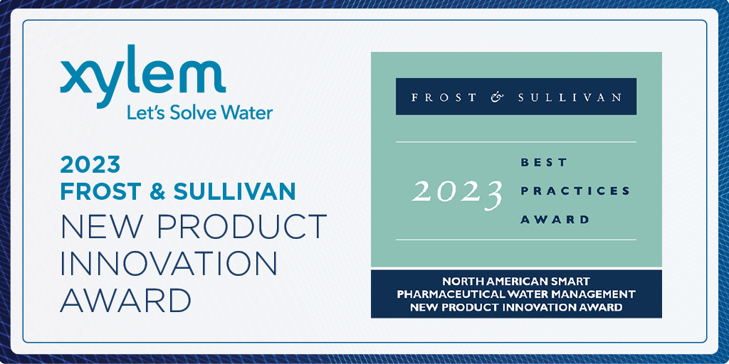 Xylem Receives Frost & Sullivan Award for Innovative Smart Water System Management Solutions Enhancing Production Uptime