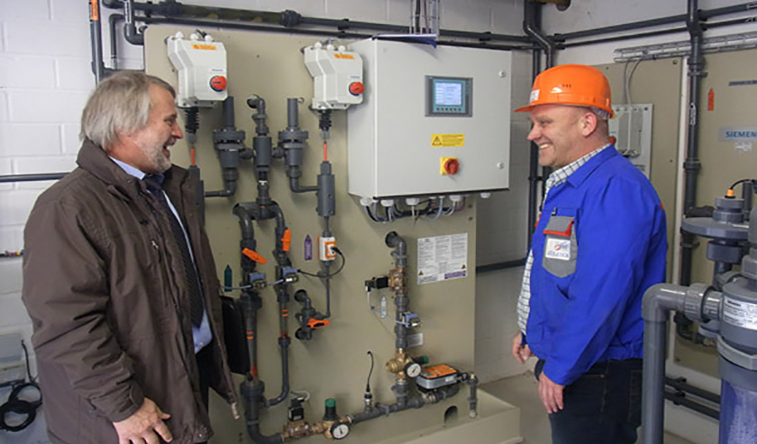 German Sugar Factory Controls Cooling Circuit Disinfection